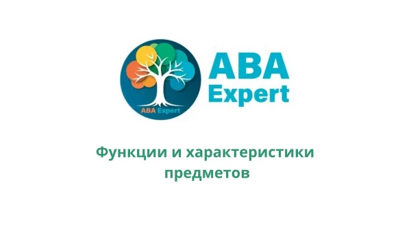 Функции и характеристики предметов